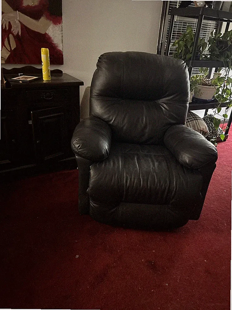 Black Leather Recliner