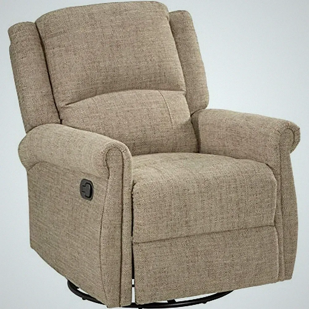 THOMAS PAYNE 759298 COBBLE CREEK SAND 2 ARM SWIVEL GLIDER RV RECLINER